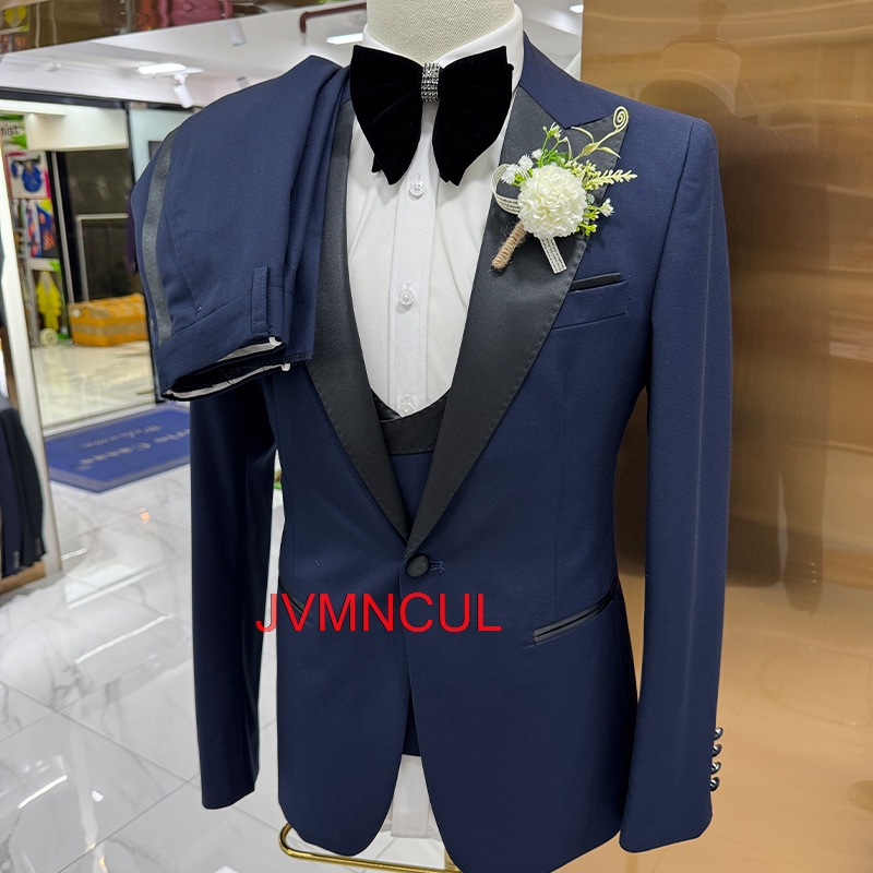 Men Formal Party Wear Outfit - Completo da Uomo 3 Pezzi Slim