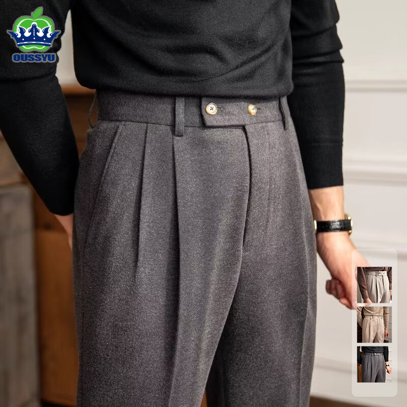 Men'S Used Formal Wear - Pantaloni da abito da uomo classici