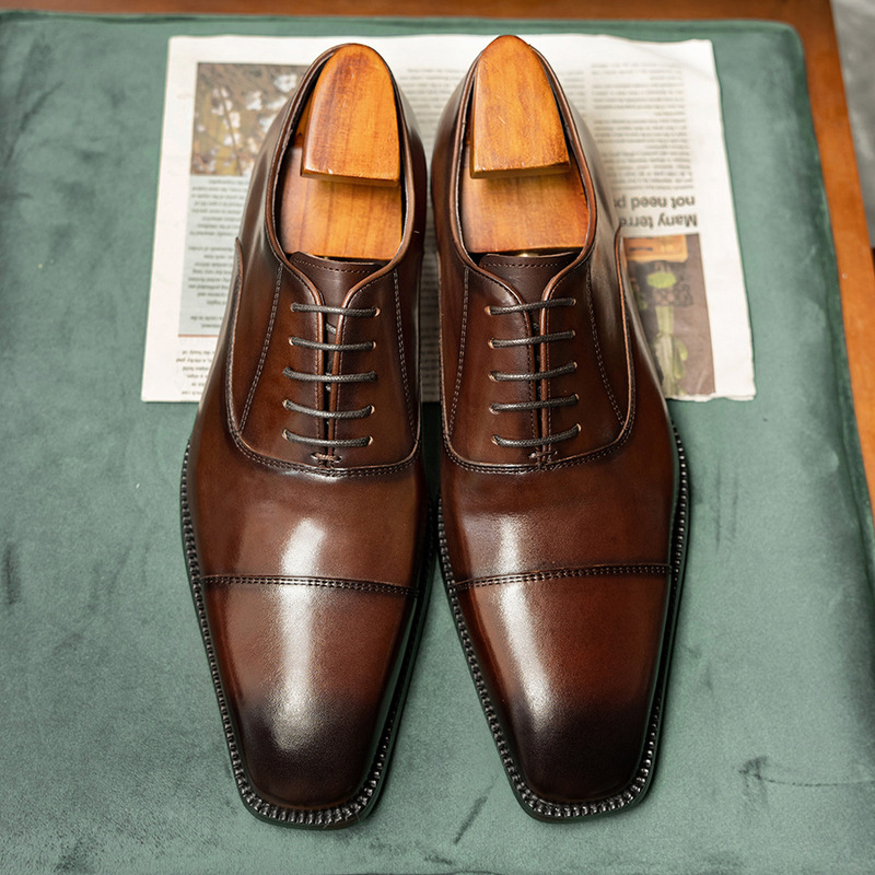 High End Men'S Formal Wear - Scarpe eleganti da uomo in pelle