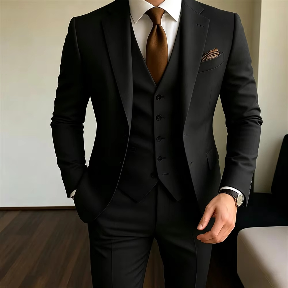 Completo da Uomo Kaki 3 Pezzi: - Men Formal Party Wear Outfit recensione e prezzo