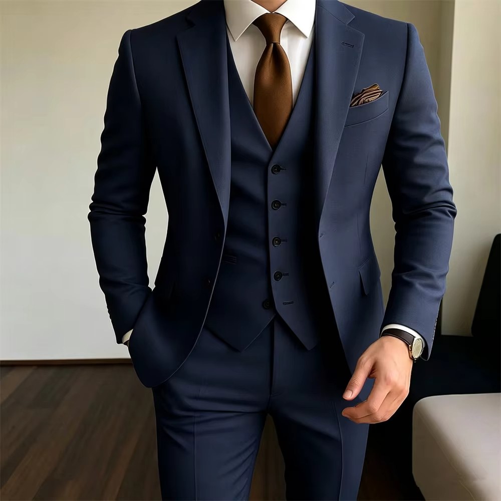 Completo da Uomo Kaki 3 Pezzi: - Men Formal Party Wear Outfit recensione e prezzo