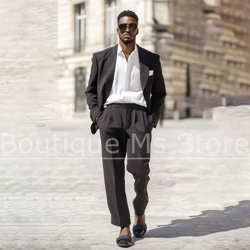 Abito da uomo marrone scuro 2  - Men Formal Party Wear Outfit recensione e prezzo