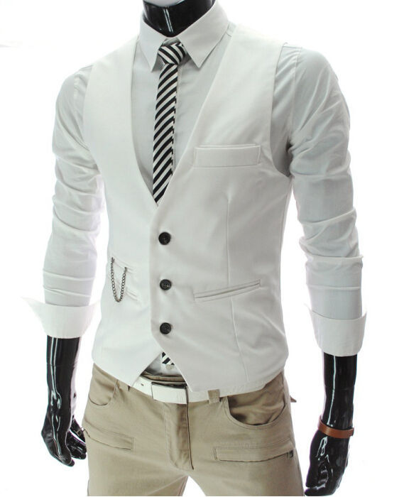 2026 Nuovo Gilet Grigio Slim F - Men'S Used Formal Wear recensione e prezzo