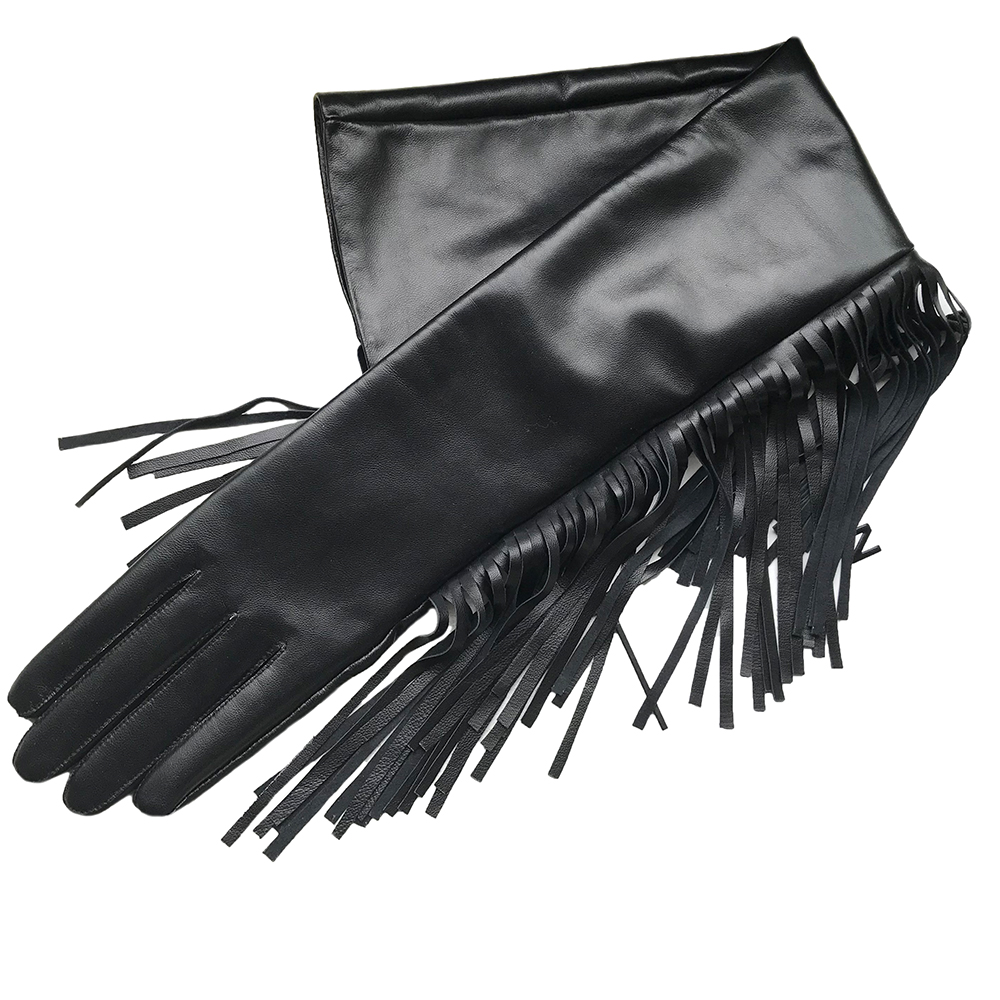 Guanti lunghi da donna frange  - Formal Glove Leather recensione e prezzo