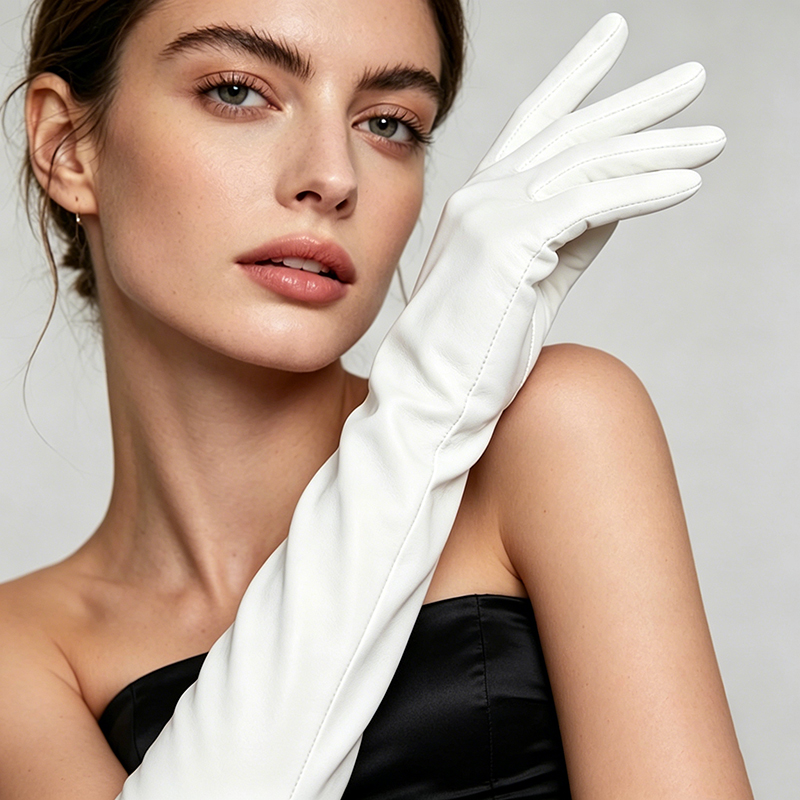 Guanti Lunghi da Opera in Ecop - Formal Glove Leather recensione e prezzo