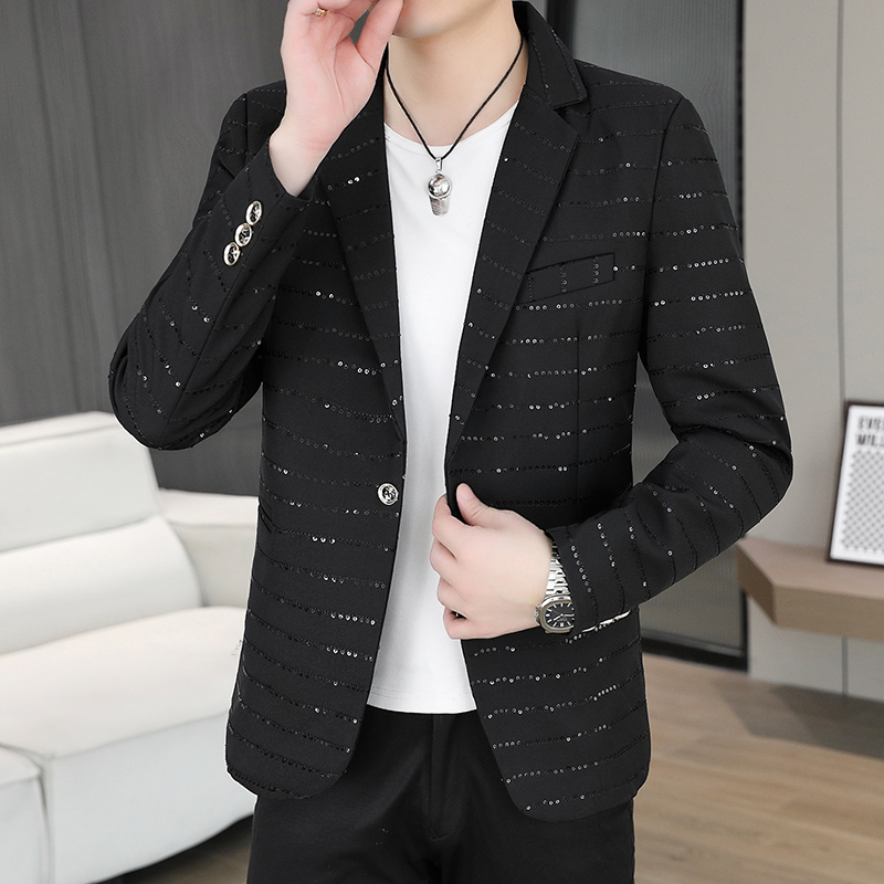 Blazer da Uomo con Paillettes, - High End Men'S Formal Wear recensione e prezzo